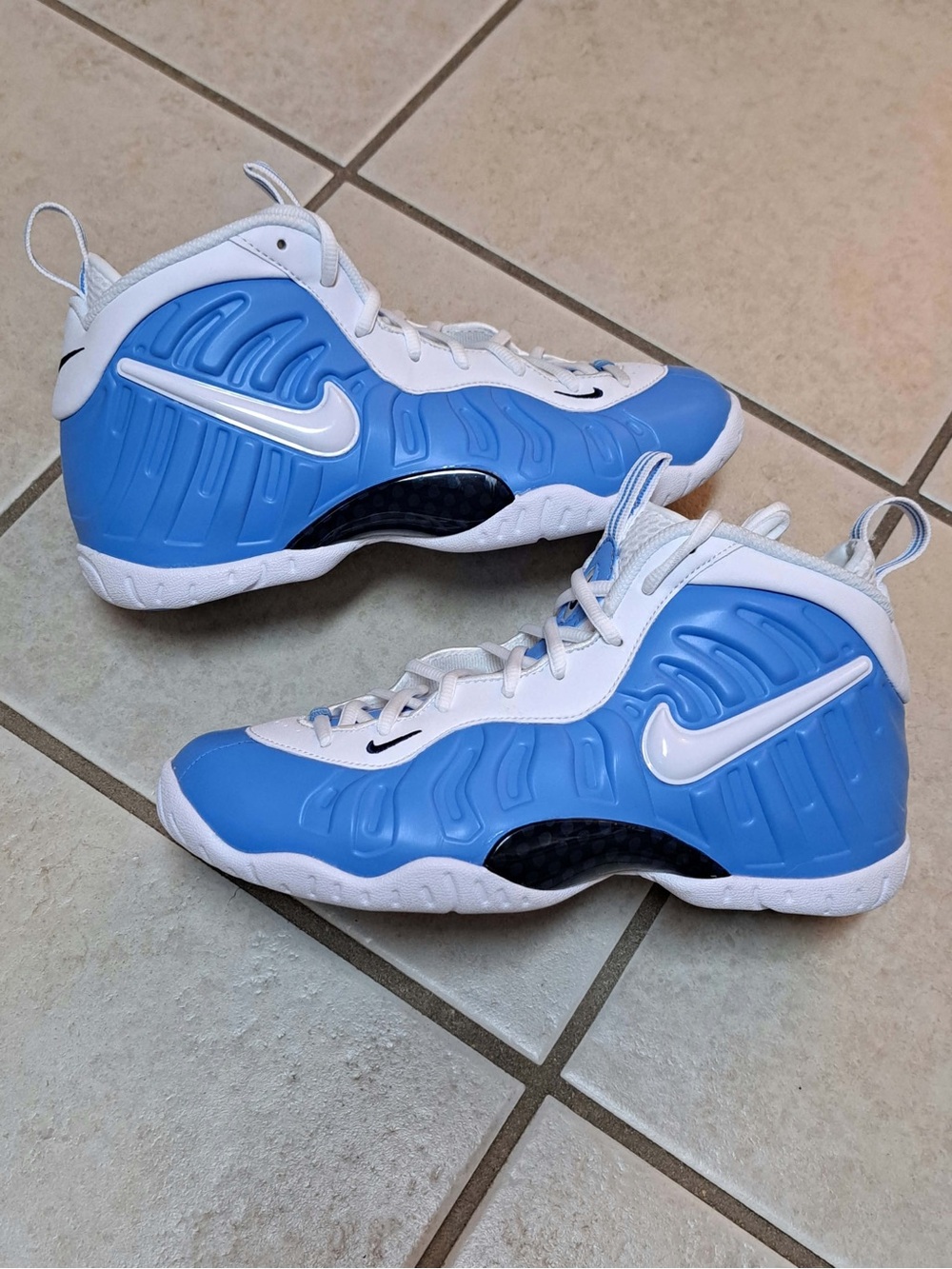 Nike Foamposite "Big Kids' Little Posite Pro" ' University Blue